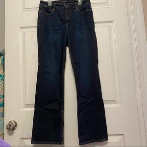 Talbots Petite size 10 Dark-Wash Bootcut Jeans